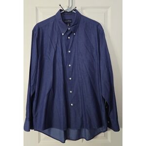 Charter Club Mens Long Sleeve Shirt Size 16 1/2 X 34/35 Sleeve‎ dark Blue